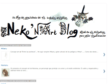 Tablet Screenshot of nekonart.blogspot.com