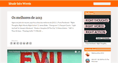 Desktop Screenshot of musicintowords.blogspot.com