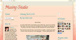 Desktop Screenshot of musingstudio.blogspot.com