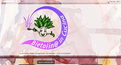 Desktop Screenshot of bietolinaincucina.blogspot.com