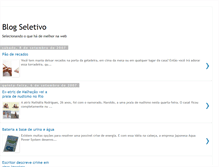 Tablet Screenshot of blogseletivo.blogspot.com