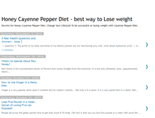 Tablet Screenshot of honeycayennepepperdiet.blogspot.com
