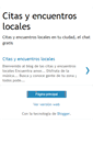 Mobile Screenshot of citasyencuentros.blogspot.com