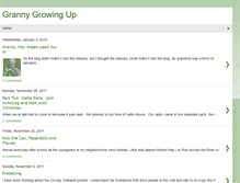 Tablet Screenshot of grannygrowingup.blogspot.com