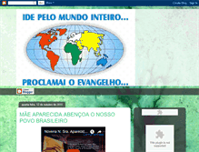 Tablet Screenshot of evangelizacao23.blogspot.com