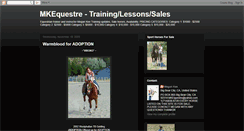 Desktop Screenshot of mkequestre.blogspot.com