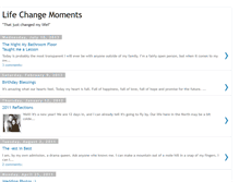 Tablet Screenshot of lifechangemoments.blogspot.com