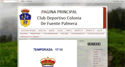 Desktop Screenshot of cdcoloniadefuentepalmera.blogspot.com