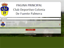 Tablet Screenshot of cdcoloniadefuentepalmera.blogspot.com