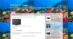 Desktop Screenshot of led-lcd-tv-deals.blogspot.com