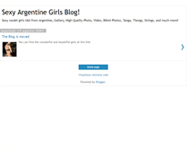 Tablet Screenshot of meet-argentine-girls.blogspot.com