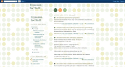 Desktop Screenshot of expresionescrita2.blogspot.com