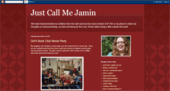 Desktop Screenshot of justcallmejamin.blogspot.com