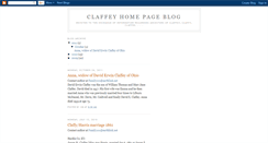 Desktop Screenshot of claffeyhomepageblog.blogspot.com