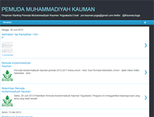 Tablet Screenshot of kaumanjogja.blogspot.com