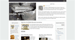 Desktop Screenshot of digitalriffs.blogspot.com