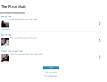 Tablet Screenshot of placematt.blogspot.com
