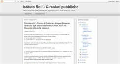 Desktop Screenshot of circolari-pubbliche-roli.blogspot.com