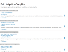 Tablet Screenshot of dripirrigationsupplies.blogspot.com