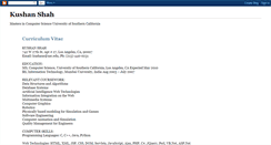 Desktop Screenshot of kushanshah.blogspot.com