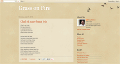 Desktop Screenshot of grassonfire.blogspot.com