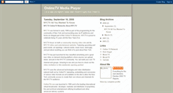 Desktop Screenshot of onlinetvmediaplayer.blogspot.com