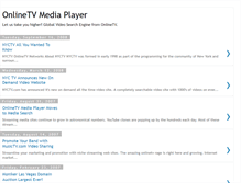 Tablet Screenshot of onlinetvmediaplayer.blogspot.com