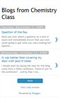 Mobile Screenshot of blogsfromchemclass.blogspot.com