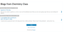 Tablet Screenshot of blogsfromchemclass.blogspot.com