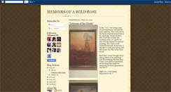 Desktop Screenshot of memoirsofawildrose.blogspot.com