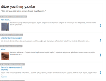 Tablet Screenshot of duzeyazilmisyazilar.blogspot.com