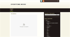 Desktop Screenshot of musicaholic86.blogspot.com