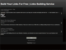 Tablet Screenshot of free-links-building.blogspot.com