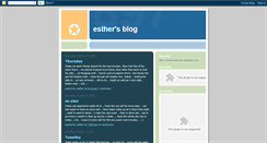 Desktop Screenshot of esther-ng.blogspot.com