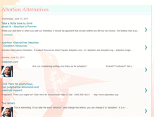Tablet Screenshot of abortionalternatives.blogspot.com