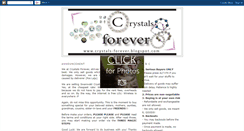 Desktop Screenshot of crystals-forever.blogspot.com
