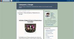 Desktop Screenshot of catequesisyliturgia.blogspot.com