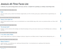 Tablet Screenshot of jessicasfaves.blogspot.com