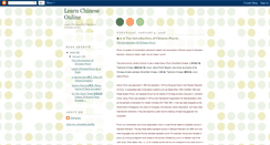 Desktop Screenshot of learnchinesewithme.blogspot.com