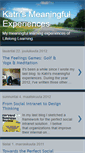 Mobile Screenshot of katrismeaningfulexperiences.blogspot.com