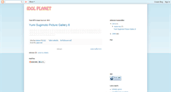 Desktop Screenshot of idolplanet.blogspot.com