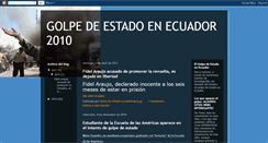 Desktop Screenshot of golpeestadoecuador.blogspot.com