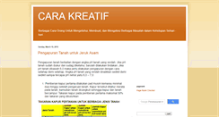 Desktop Screenshot of cara-kreatif.blogspot.com