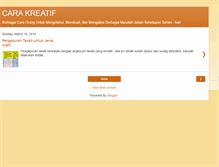 Tablet Screenshot of cara-kreatif.blogspot.com