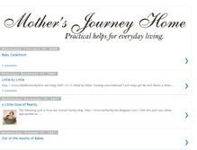 Tablet Screenshot of mothersjourneyhome.blogspot.com