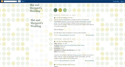 Desktop Screenshot of matandmargaretswedding.blogspot.com