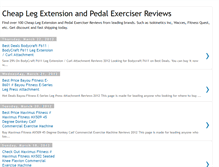 Tablet Screenshot of leg-extension-pedal-exerciser-reviews.blogspot.com