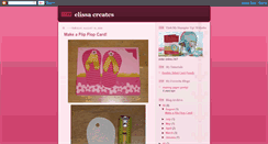 Desktop Screenshot of elissacreates.blogspot.com