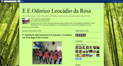 Desktop Screenshot of escolaestadualodorico.blogspot.com