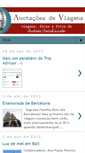 Mobile Screenshot of anotacoes-de-viagem.blogspot.com